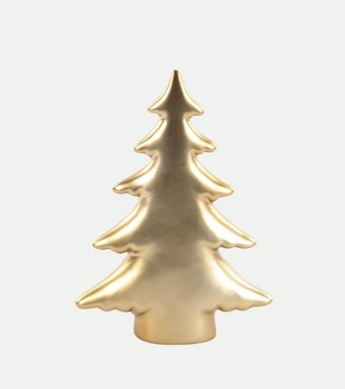 albero di natale decorativo dorato grande