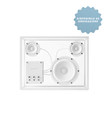 Cassa transparent grande color bianco 1
