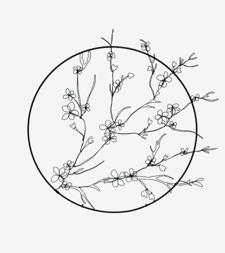 Ciliegio decorazione a muro