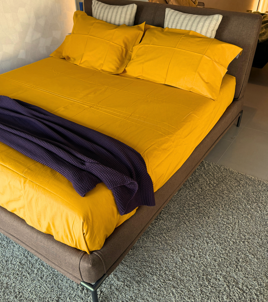 Copripiumino giallo ocra Flou