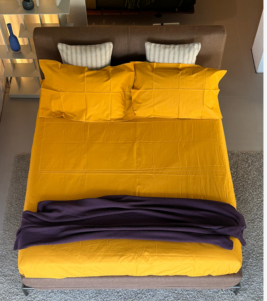 Copripiumino giallo ocra Flou casa