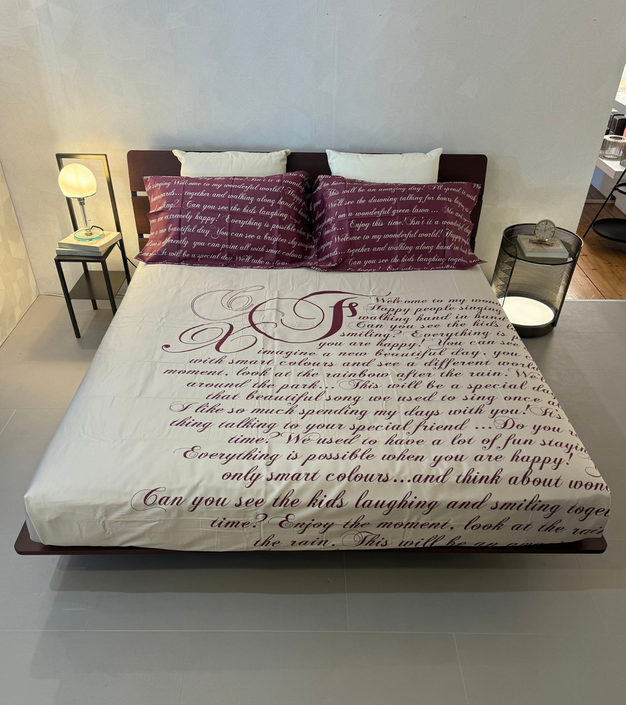 Copripiumino poem vinaccia casa