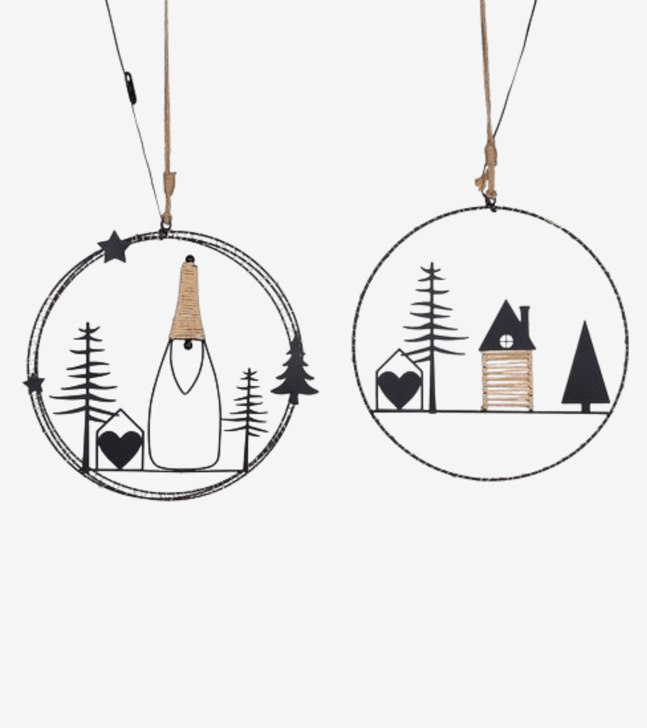 Decorazione a cerchio Natalizia