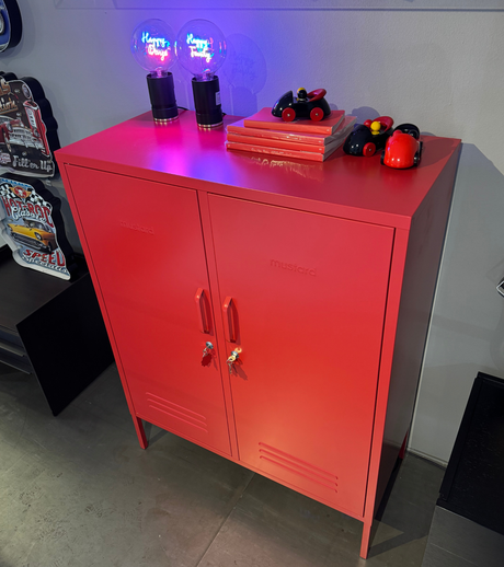 Madia Midi Rosso Mustard