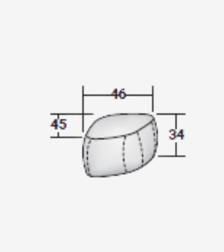 Misure Pouf Pierre piccolo