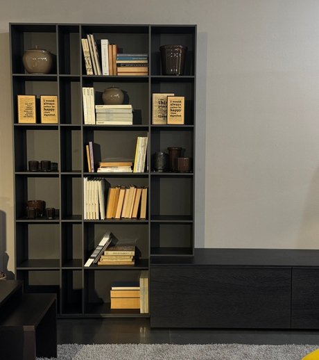 Mobile soggiorno nero Novamobili