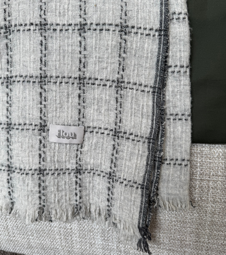 Plaid Lana Lurex Flou