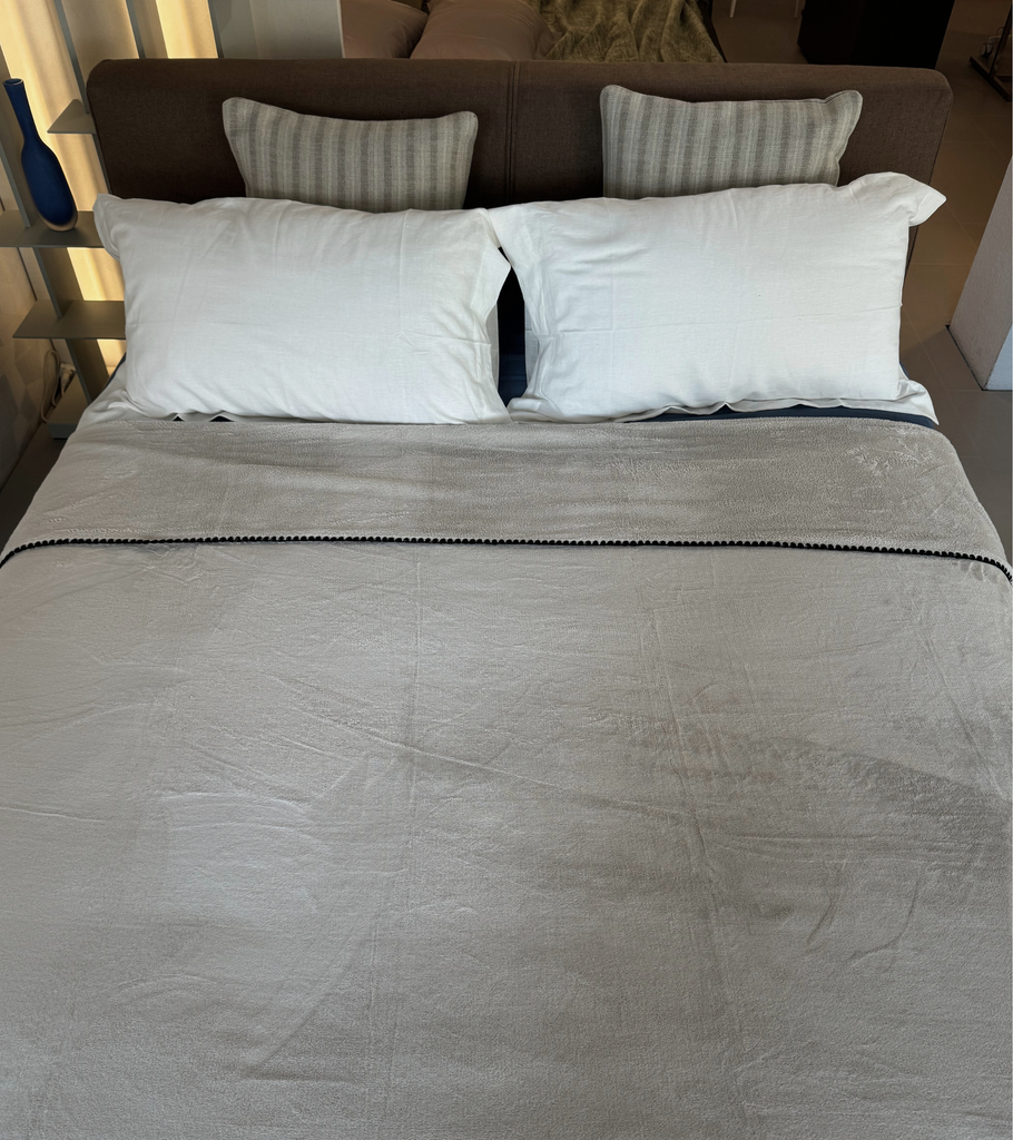 Plaid douceur lino casa
