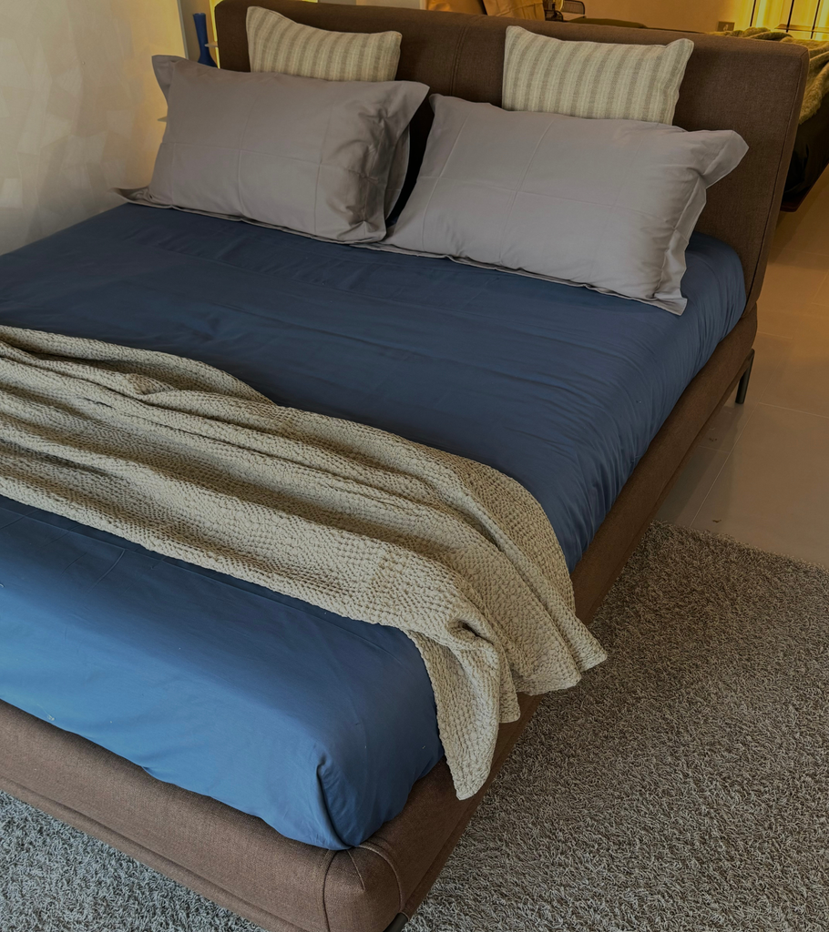 Plaid tana tortora casa