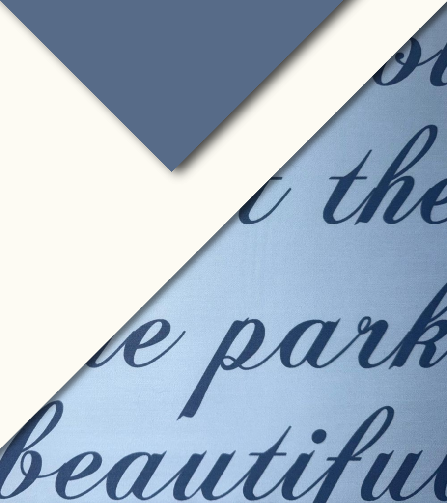 Poem azzurro Copripiumino Flou