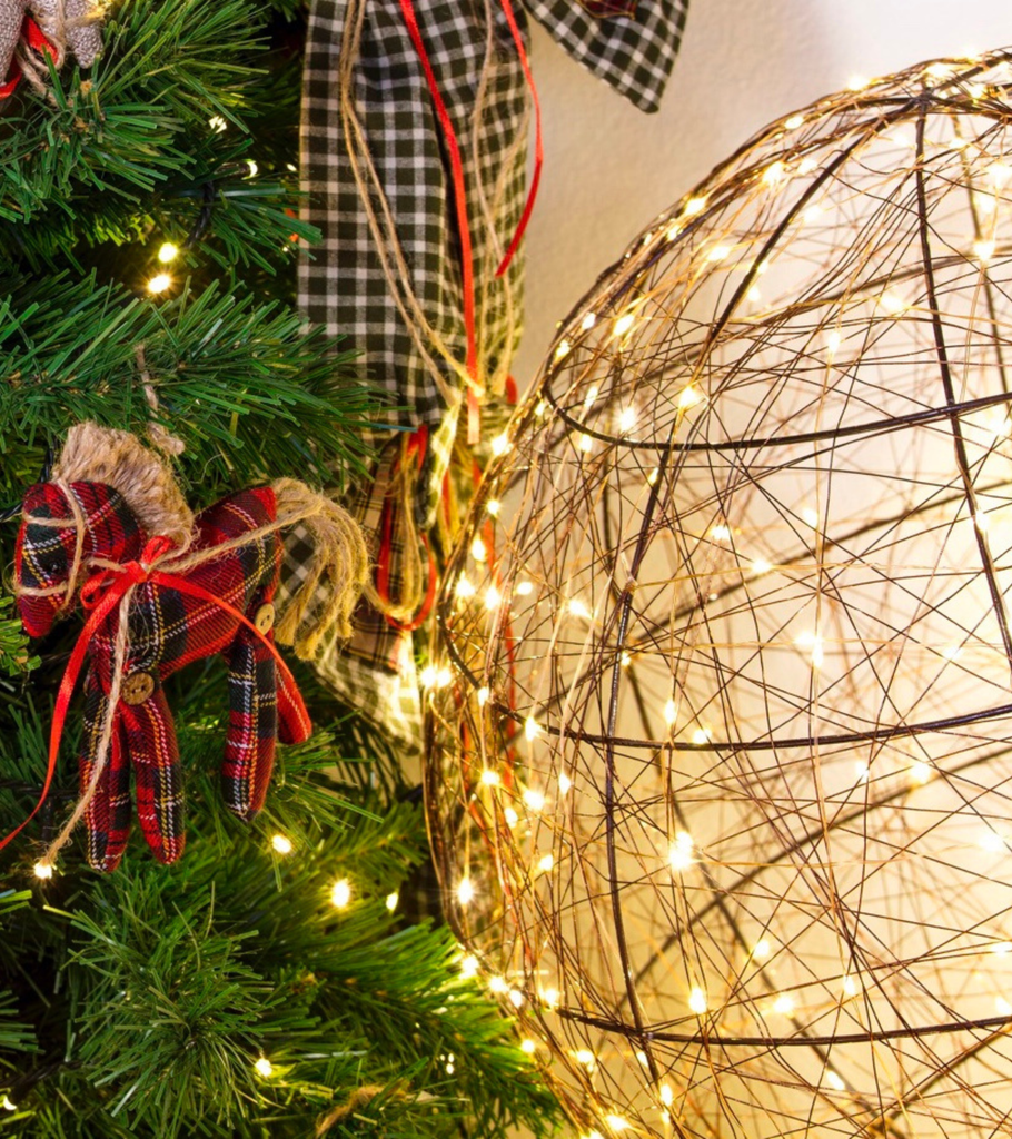 Sfera natalizia grande  con led