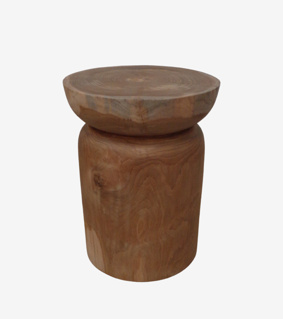 Tavolino sgabello BUBUTAN in legno 