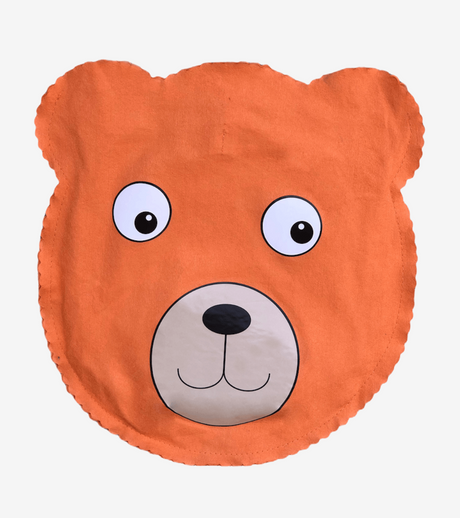 accappatoio bambini microfibra splendy arancio