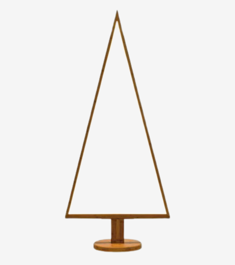 albero triangolare con LED