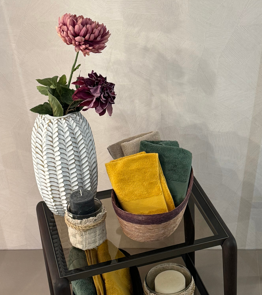 asciugamano e telo fougere