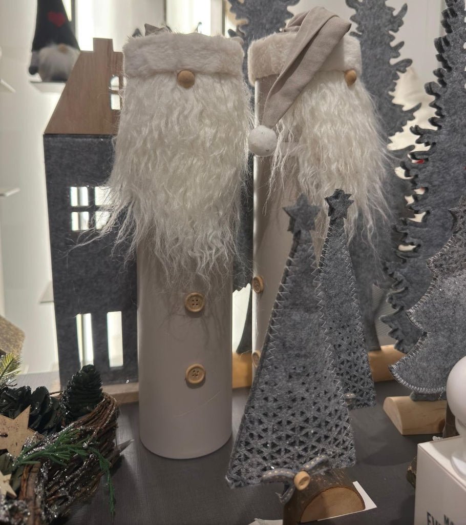 babbo natale decorazione porta bottiglie