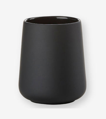 bicchiere spazzolino nero