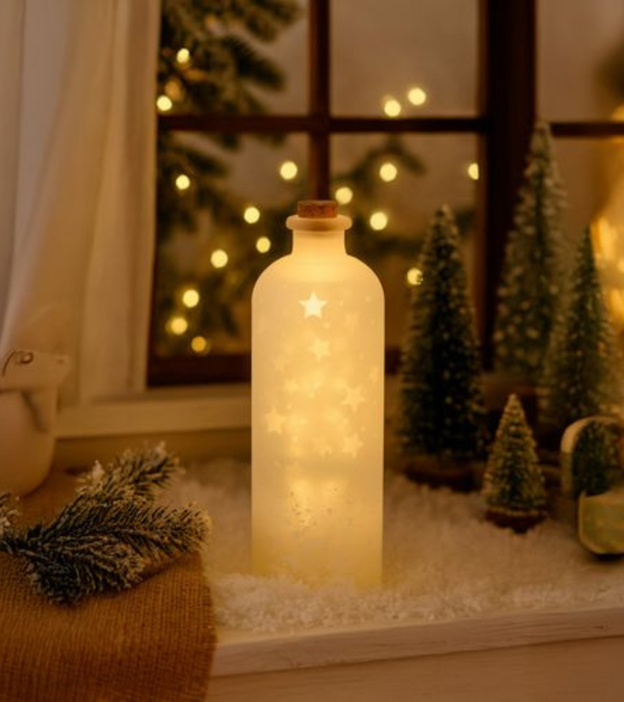 bottiglia cupola magic grande natale  decorazioni