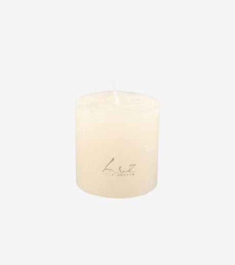 candela bianca effetto marmo mini