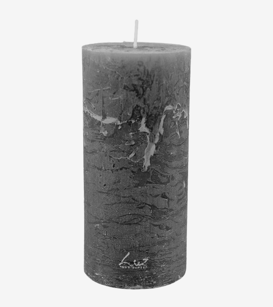 candela grigio effetto marmo
