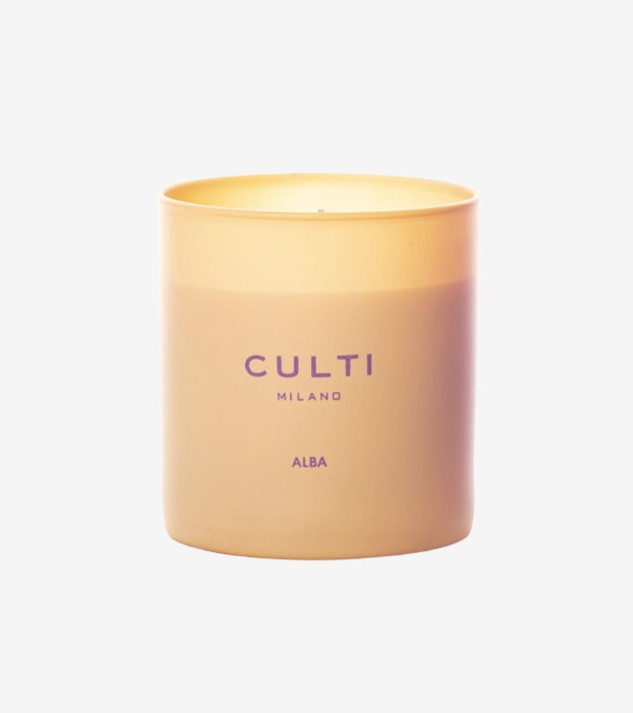 candela profumata culti alba