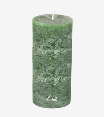 candela verde effetto marmo