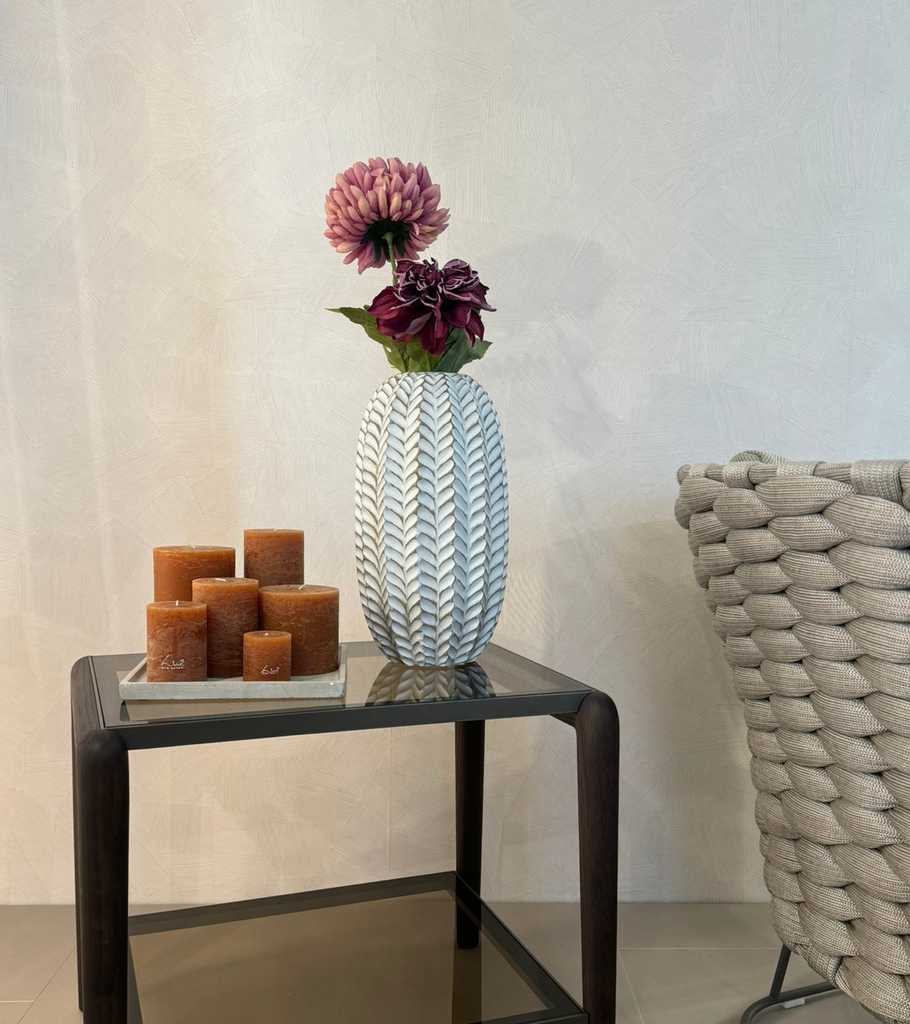 candela ambra diverse dimensioni arancione