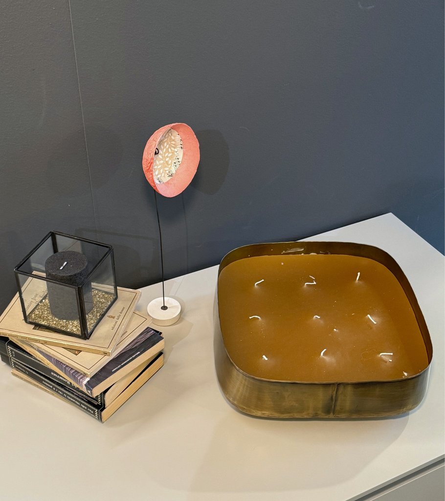 candela grande in ottone