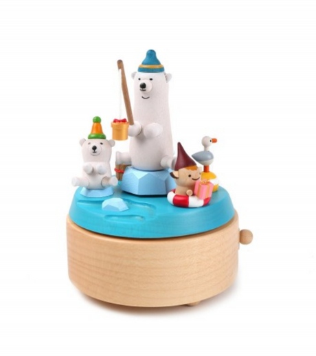 carillon orso polare legno