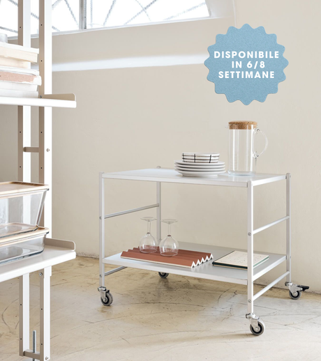 carrello due ripiani kriptonite
