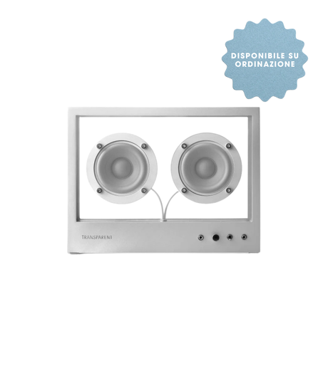 cassa alluminio bluetooth transparent