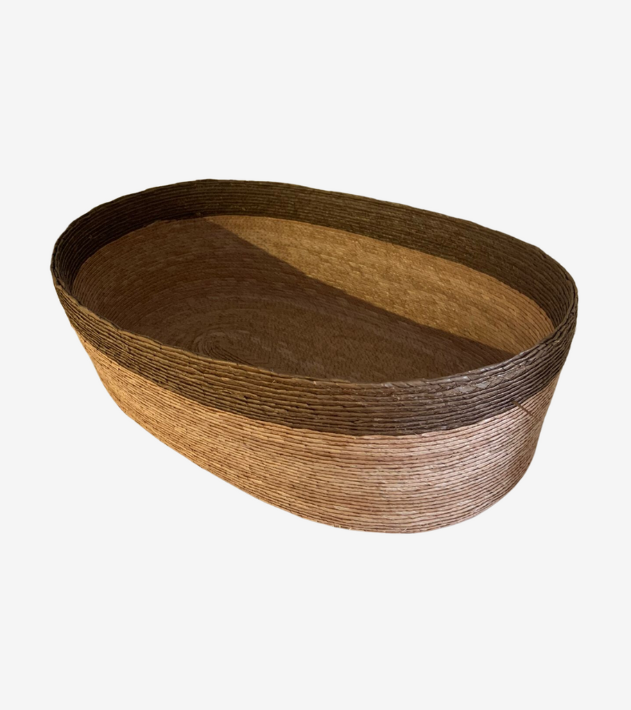 cesta bordo marrone