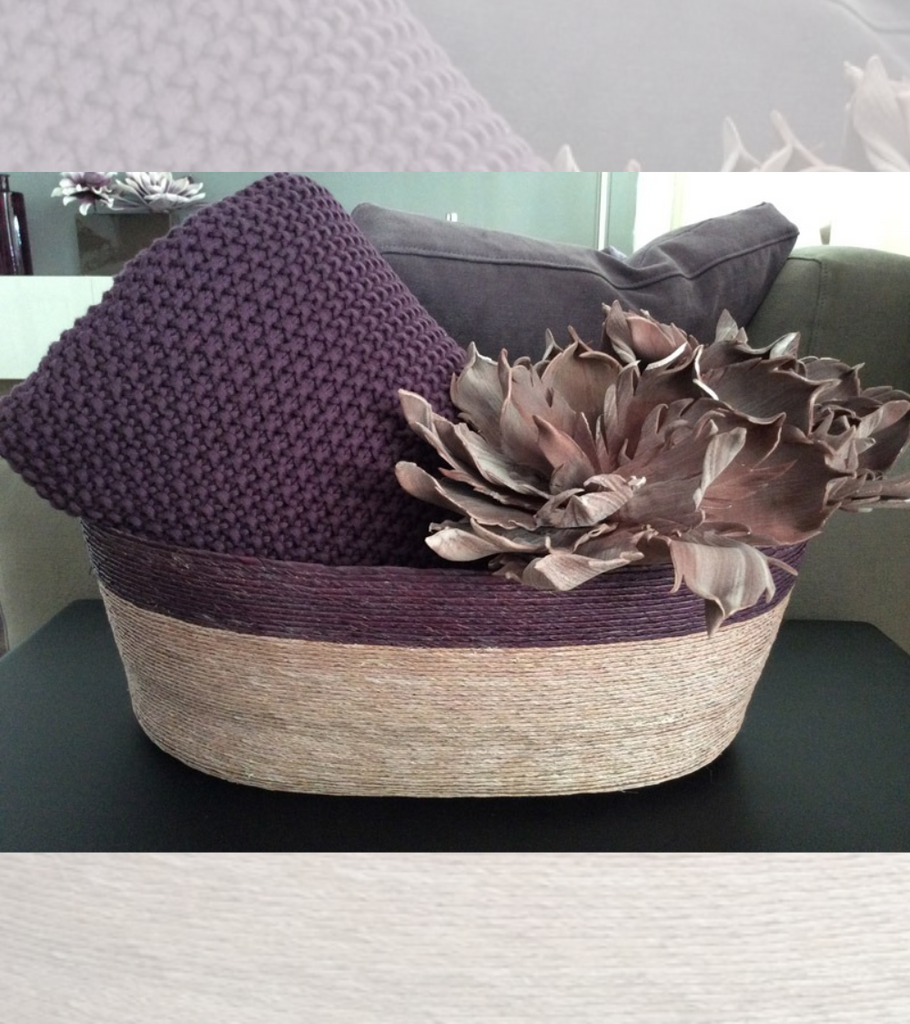 cesta con bordo casa
