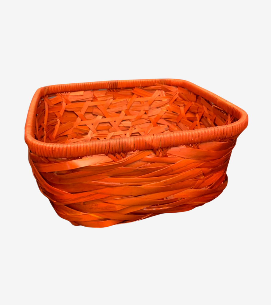 cesta colorata intreccio