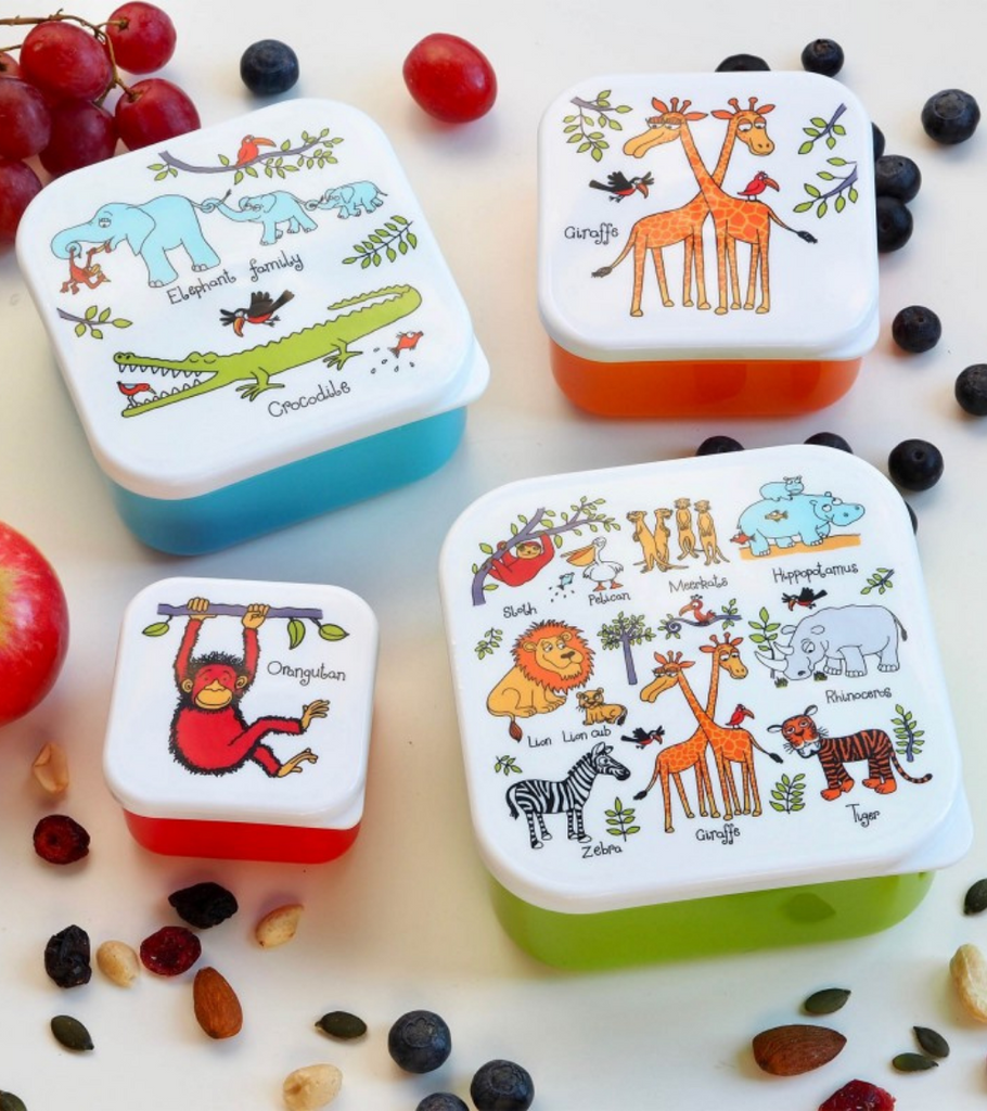 contenitori porta merenda giungla
