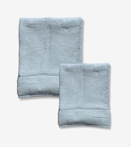coppia asciugamani celeste mastro raphael