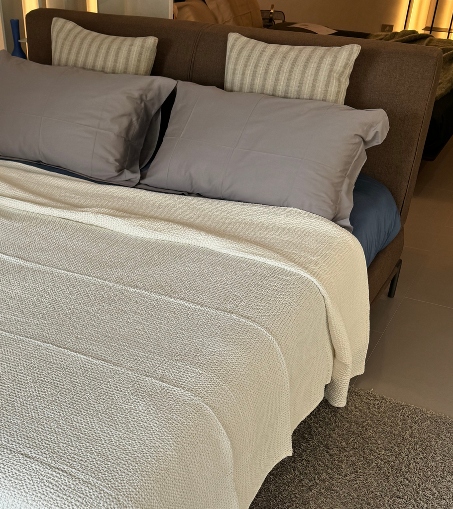 copriletto bianco casa