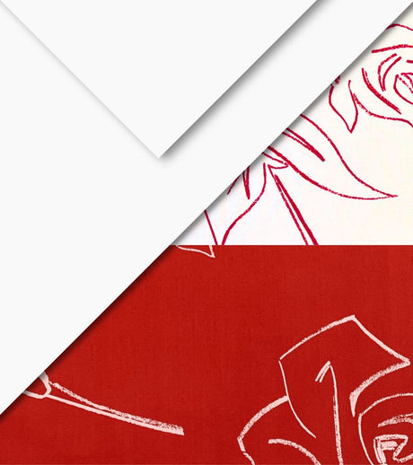 Copripiumino Flou Charme Rosso Double Face