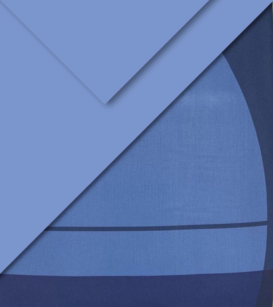 Copripiumino Flou Raso Gallery Blu