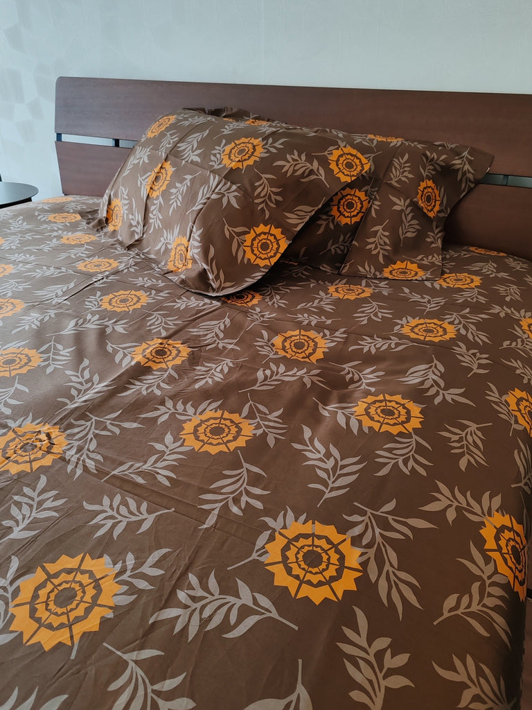 copripiumino flou butterfly marrone