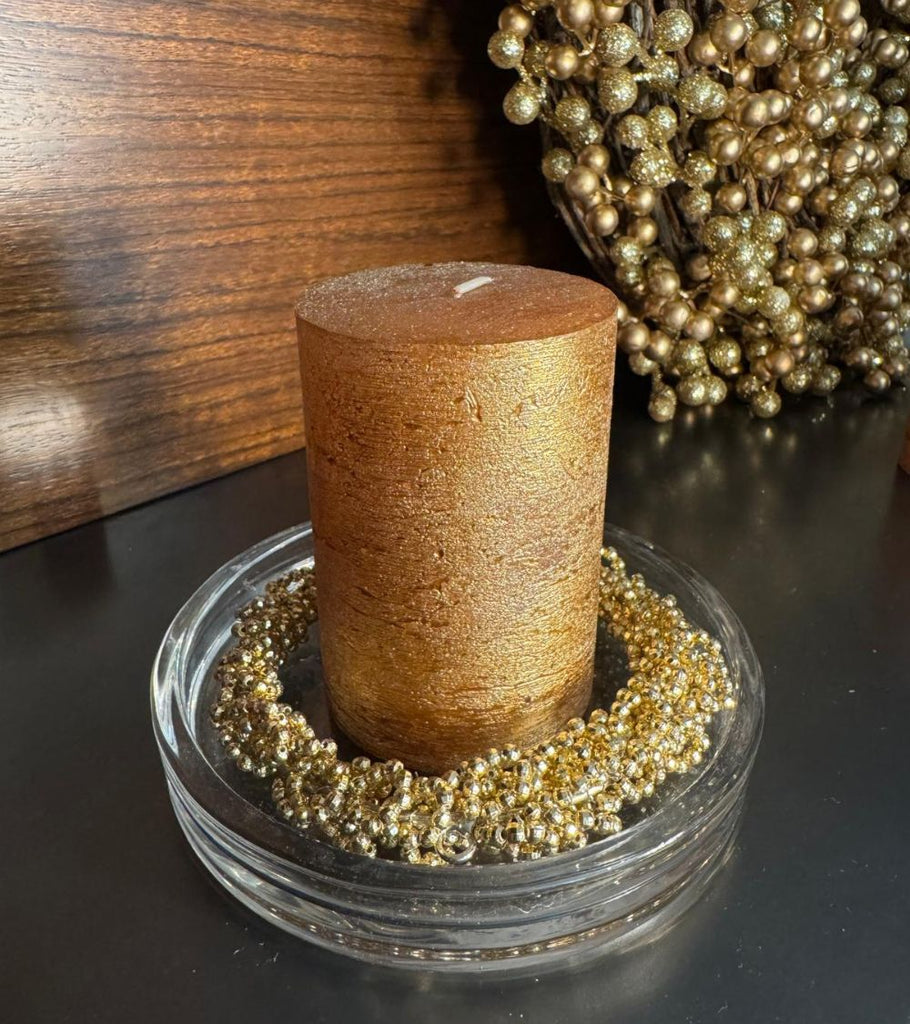 Decorazione Oro per Candele