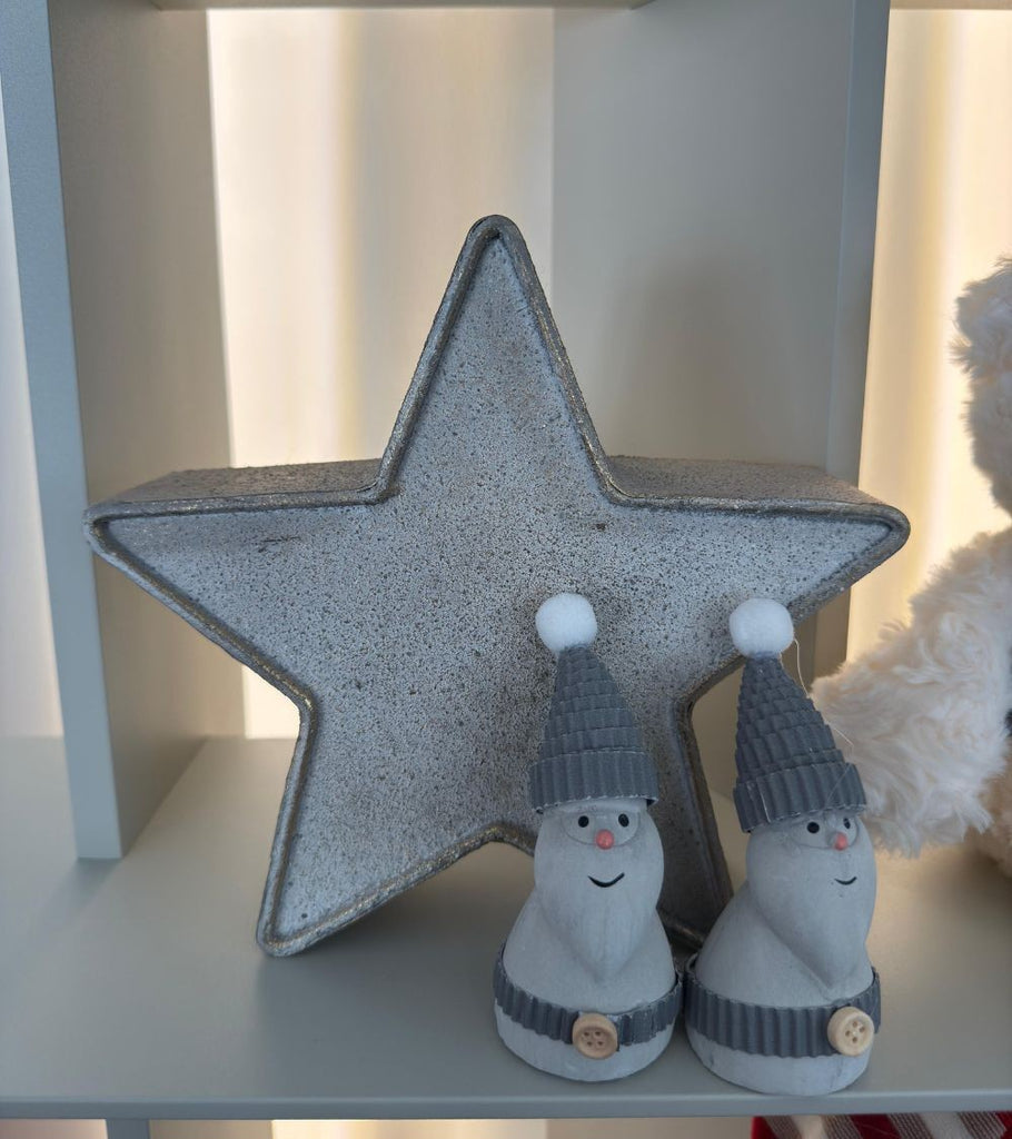decorazioni natale cemento