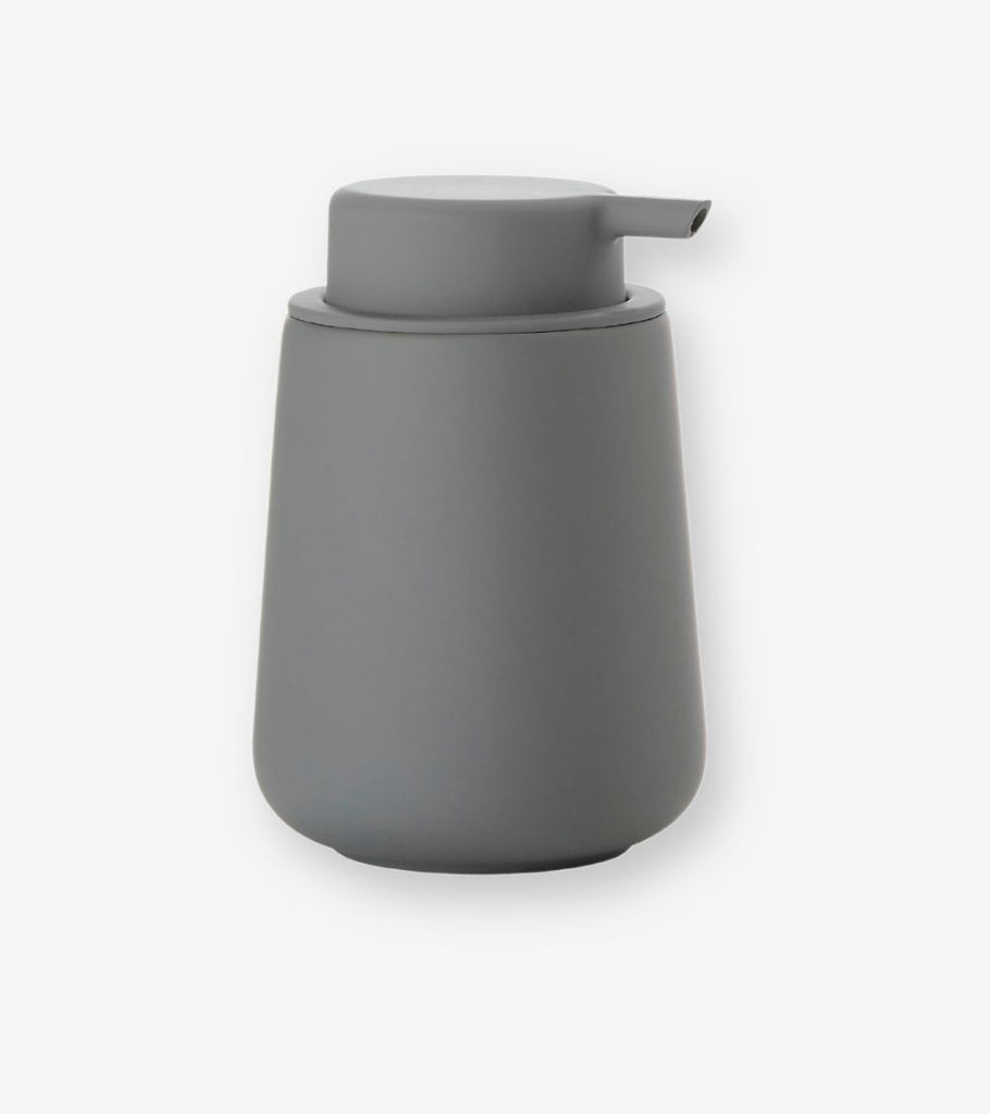 dispenser per sapone grigio zone