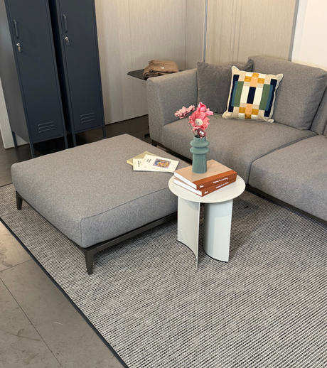 divano olivier flou con pouf