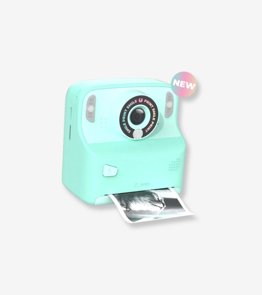 fotocamera istantanea pixiprint azzurra