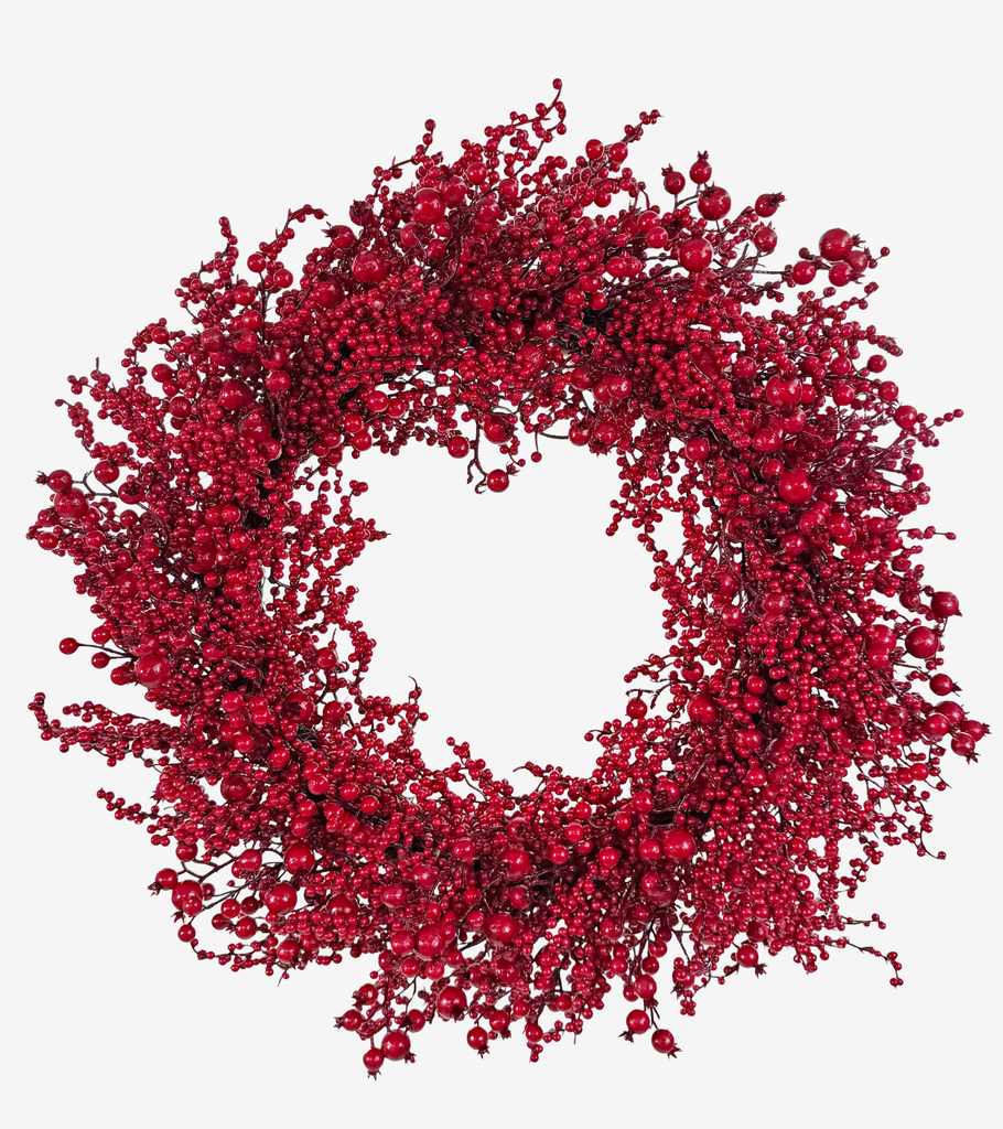 ghirlanda con bacche