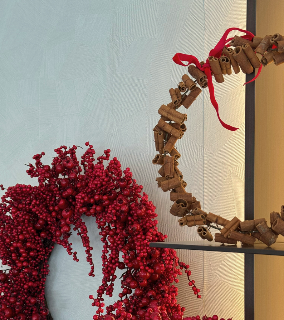 ghirlanda con cannella natale 