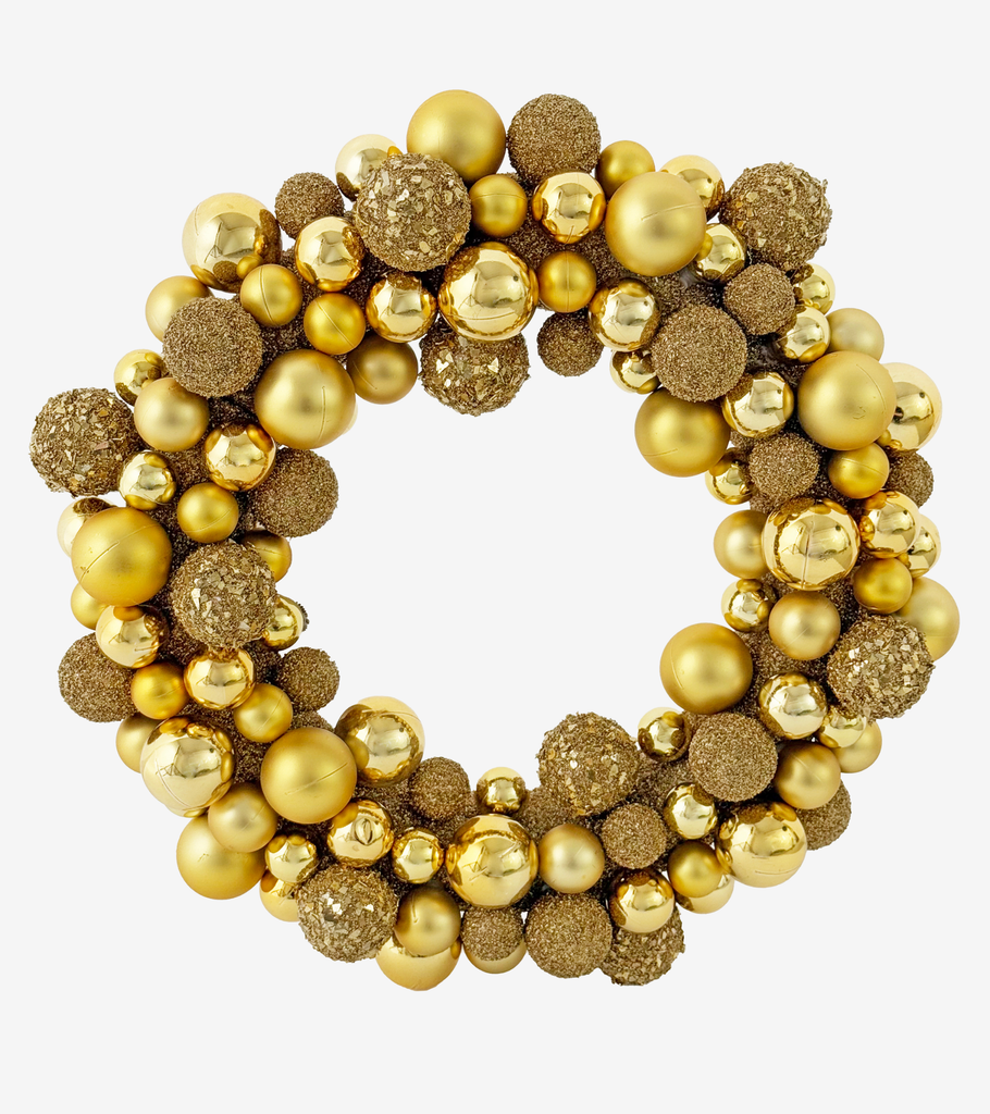 ghirlanda oro e bronzo NATALE