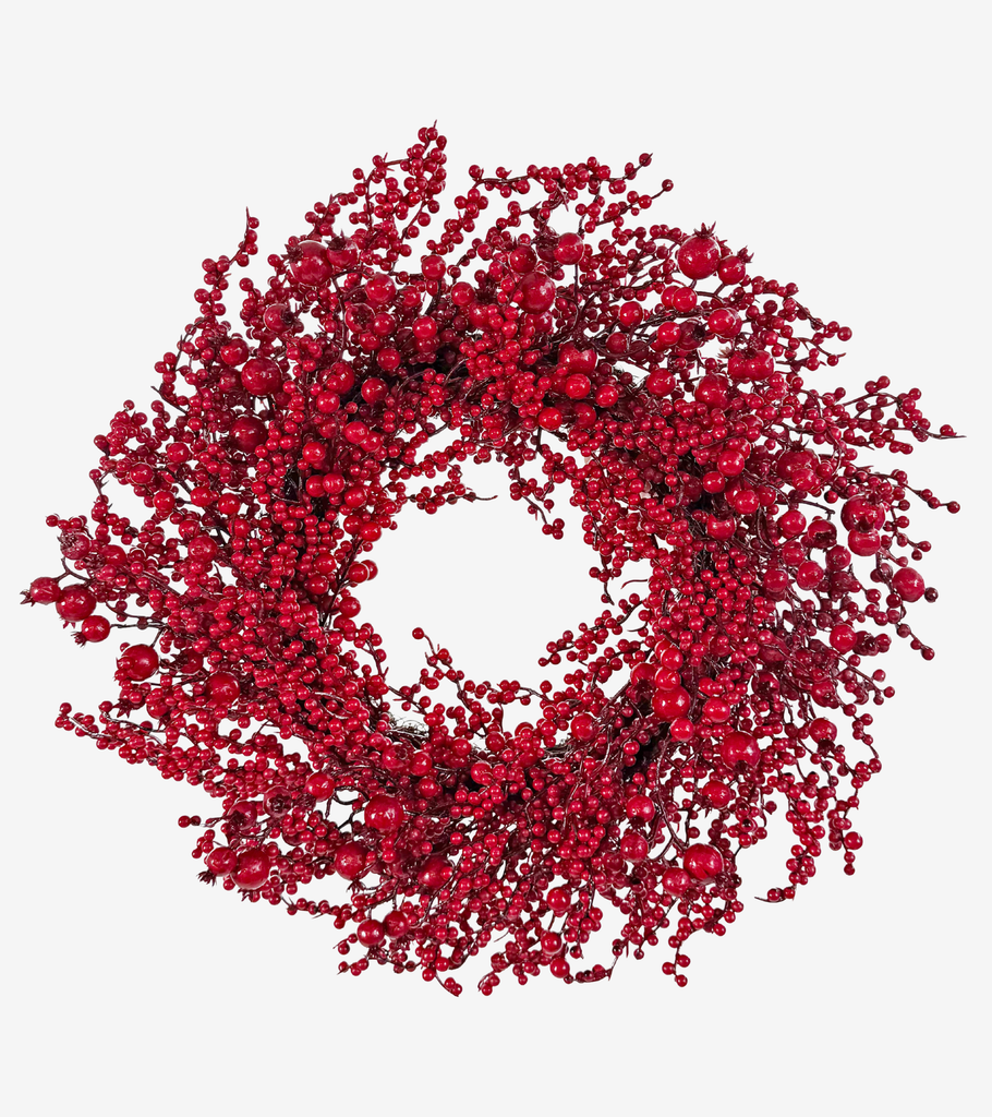 ghirlanda piccola con bacche rosse