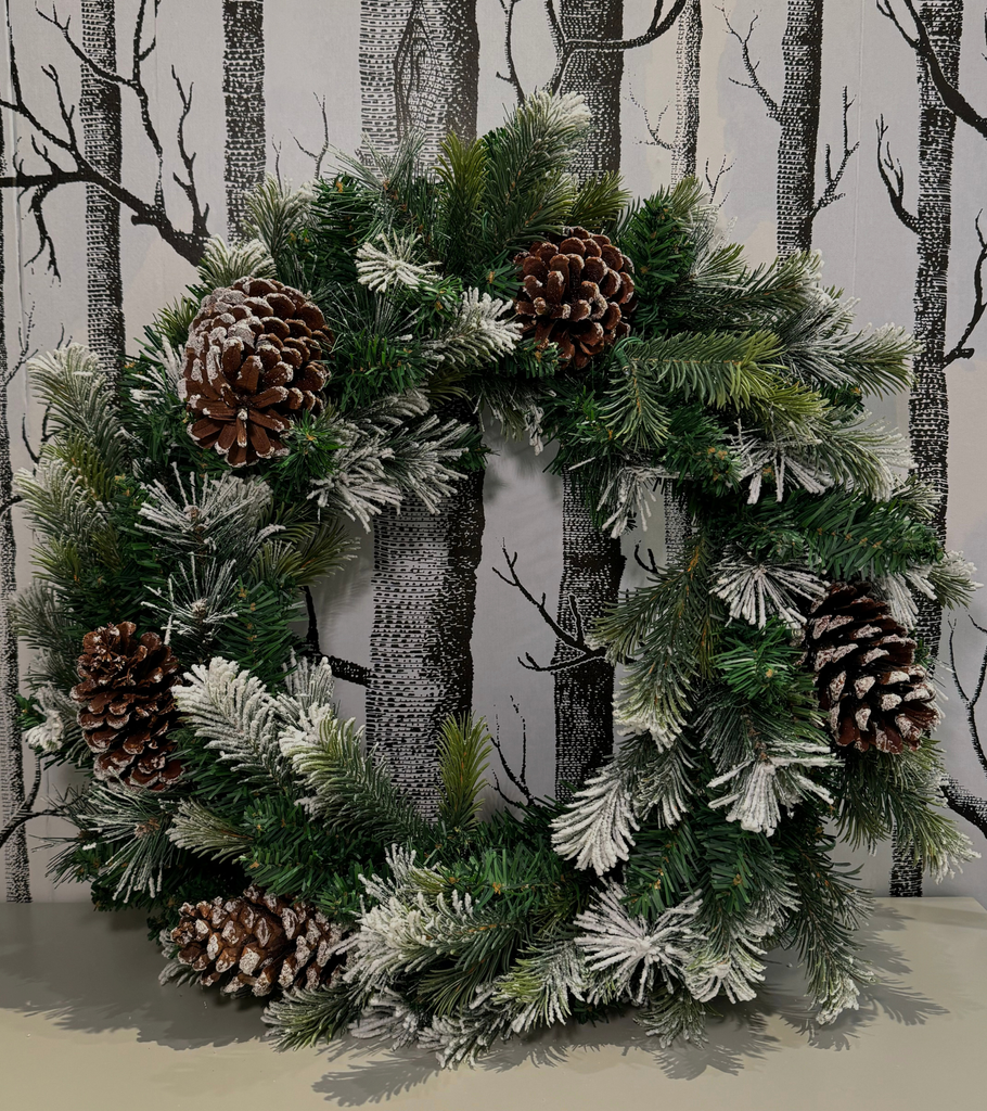 ghirlanda pino verde